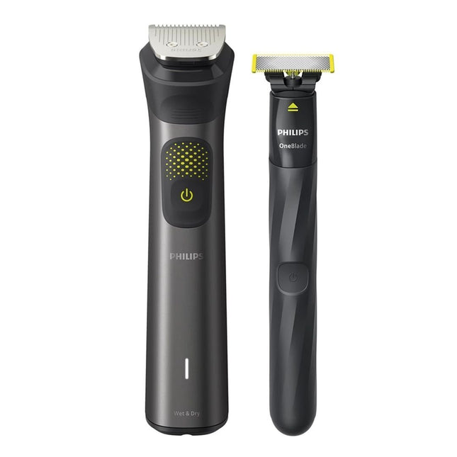 PHILIPS Series 9000 All-in-One Επαναφορτιζόμενη Κουρευτική Μηχανή για Πρόσωπο, Μαλλιά & Σώμα με 13 Εργαλεία Styling,  27 Ρυθμίσης Μήκους 0,2-20 mm, Αυτοακονιζόμενες Λεπίδες, Τεχνολογία BeardSense, Αδιάβροχη & έως 120 Λεπτά Λειτουργίας MG9540/15