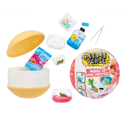 MGA Miniverse Make It Mini Lifestyle Home Series 1B Σετ Δημιουργίας Διακοσμητικών Μινιατούρων DIY Διάφορα Σχέδια σε Συσκευασία Έκπληξη, 8+ Ετών