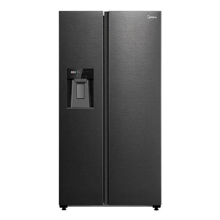 MIDEA Ψυγείο Side by Side Total No Frost με Inverter MDRS761MYC45, Dark Inox