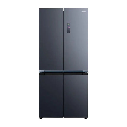 MIDEA MDRM706BIE70 V-Tech Ψυγειοκαταψύκτης French Door 515L με Wi-Fi, Total No Frost, Inverter Quattro, PST+, IPL Purify & Soft Freeze, Ενεργειακή Κλάση E, Γκρίζο Γυαλί