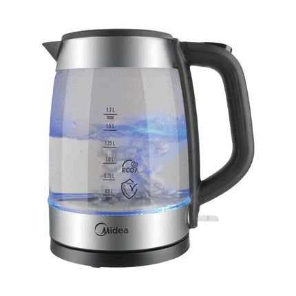 MIDEA – Γυάλινος Ηλεκτρικός Βραστήρας 1,7 L – MK-17G03A2 – Μαύρος