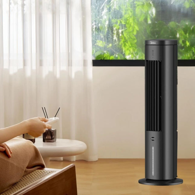 Midea Air Cooler Φορητό Ψυκτικό Μηχάνημα με Υγραντήρα, Ιονιστή & Τηλεχειριστήριο AC100-25JR