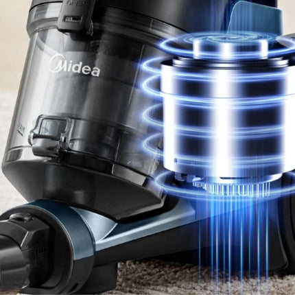Midea C8 Ηλεκτρική Σκούπα Bagless 700W με Χωρητικότητα Κάδου 2L & HEPA H13 Φίλτρο