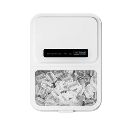 Midea Ψηφιακή Παγομηχανή 12kg/Ημέρα με Οθόνη Αφής, Αυτοκαθαρισμό & 2 Μεγέθη Πάγου MERI12BG01EU Λευκό
