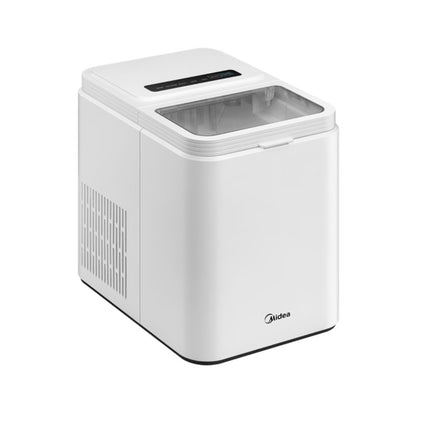 Midea Ψηφιακή Παγομηχανή 12kg/Ημέρα με Οθόνη Αφής, Αυτοκαθαρισμό & 2 Μεγέθη Πάγου MERI12BG01EU Λευκό