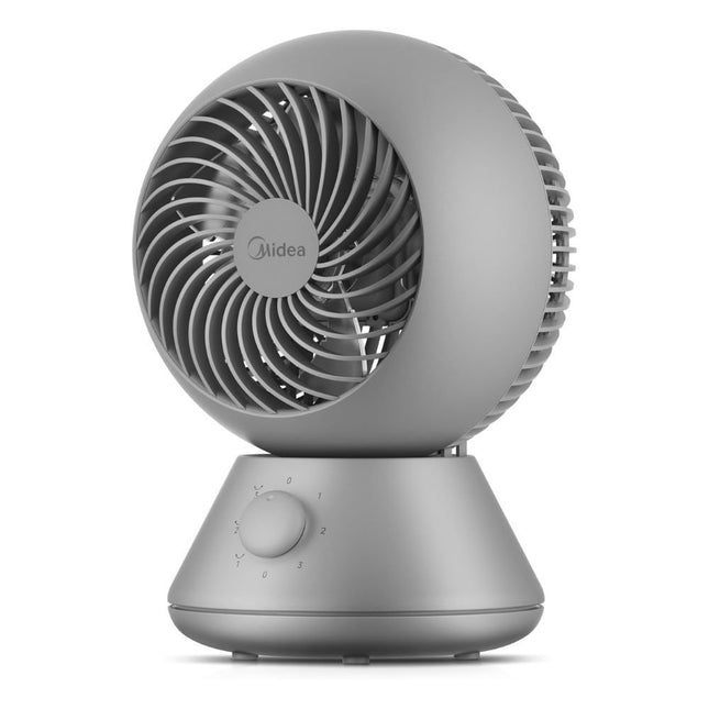 Midea Επιτραπέζιος Ανεμιστήρας με 3 Ταχύτητες, Λειτουργία Κυκλοφορίας Αέρα έως 9 Μέτρα & Τεχνολογία TurboForce FG15-24JK