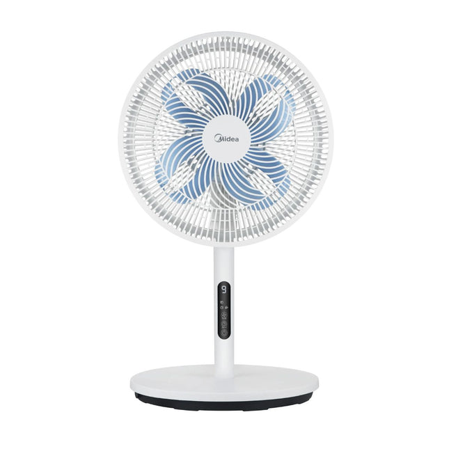 Midea Ανεμιστήρας Ορθοστάτης DC 36 cm με Ρυθμιζόμενο Ύψος, 3 Προγράμματα, 9 Ταχύτητες και Τηλεχειριστήριο MFS352RDDW Λευκό