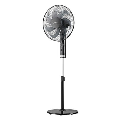 Midea Ανεμιστήρας Ορθοστάτης 50W 40 cm με 3 Προγράμματα Λειτουργίας, Χρονοδιακόπτη, 7 Πτερύγια και Τηλεχειριστήριο MFS400R0APH Μαύρο