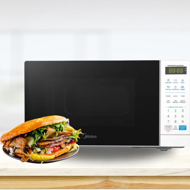 MIDEA Φούρνος Μικροκυμάτων 20L με 6 Προκαθορισμένα Προγράμματα 700W Λευκό