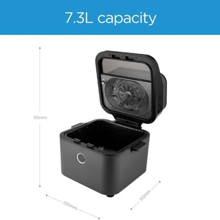 Midea Φριτέζα Αέρος με Αποσπώμενο Κάδο 7.5lt Μαύρη MF-CY75A2