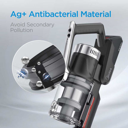 Midea MP07EUBK P7 Flex Ασύρματη Σκούπα Stick με Δυνατή Αναρρόφηση και Αναδιπλούμενο Σωλήνα