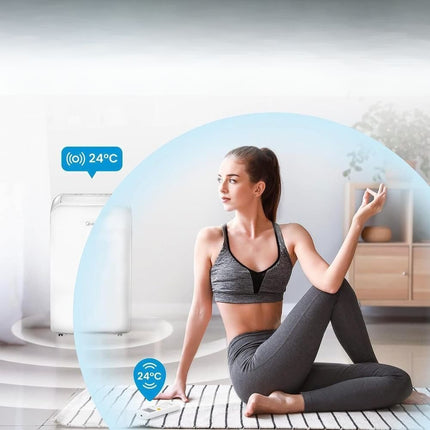 MIDEA Φορητό Κλιματιστικό 3500W με HEPA Φίλτρο, 3 Ταχύτητες & Τηλεχειριστήριο (MPPDB-13CRN7-QB6)