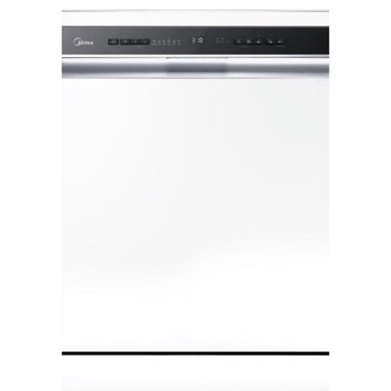 Midea Πλυντήριο Πιάτων με 9 Προγράμματα και Χωρητικότητα 14 Σετ Ενεργειακής Κλάσης D, MFD60S500 Λευκό