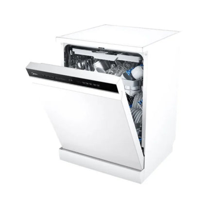 Midea Πλυντήριο Πιάτων με 9 Προγράμματα και Χωρητικότητα 14 Σετ Ενεργειακής Κλάσης D, MFD60S500 Λευκό