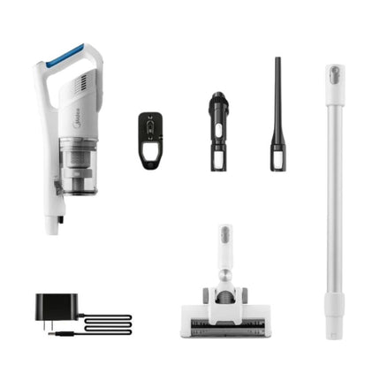 MIDEA 2 σε 1 Ασύρματη Επαναφορτιζόμενη Σκούπα 150W με Χωρητικότητα Κάδου 0.5L & Σύστημα Πολυφιλτραρίσματος (MCS2021WB)