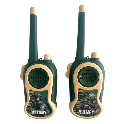Military Equipment Παιδικά Walkie Talkies Στρατιωτικού Σχεδιασμού 2 Τεμαχίων, 3+ ετών