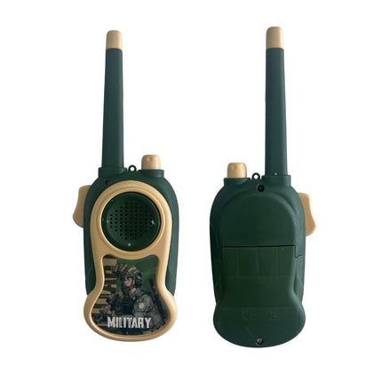 Military Equipment Παιδικά Walkie Talkies Στρατιωτικού Σχεδιασμού 2 Τεμαχίων, 3+ ετών