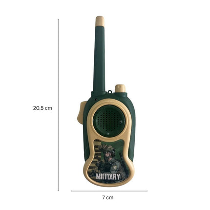 Military Equipment Παιδικά Walkie Talkies Στρατιωτικού Σχεδιασμού 2 Τεμαχίων, 3+ ετών