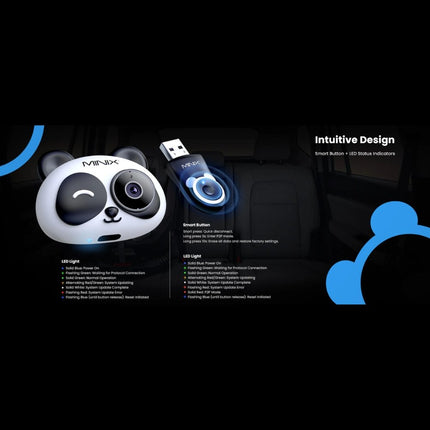 MINIX CAR Ασύρματο Apple CarPlay & Σύστημα Παρακολούθησης Μωρού CA520