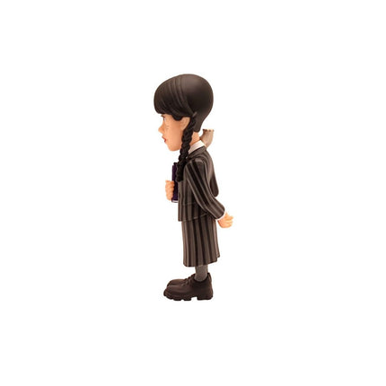 MINIX 123 Συλλεκτική Φιγούρα 12cm Wednesday Addams με Thing από τη Σειρά TV 11797 14+ Ετών Καφέ