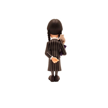 MINIX 123 Συλλεκτική Φιγούρα 12cm Wednesday Addams με Thing από τη Σειρά TV 11797 14+ Ετών Καφέ