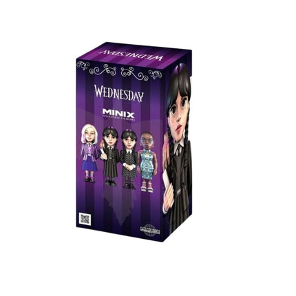 MINIX 123 Συλλεκτική Φιγούρα 12cm Wednesday Addams με Thing από τη Σειρά TV 11797 14+ Ετών Καφέ