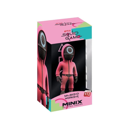MINIX Συλλεκτική Φιγούρα 12cm The Squid Game Circle Guard από Βινύλιο 13746 14+ Ετών Ροζ