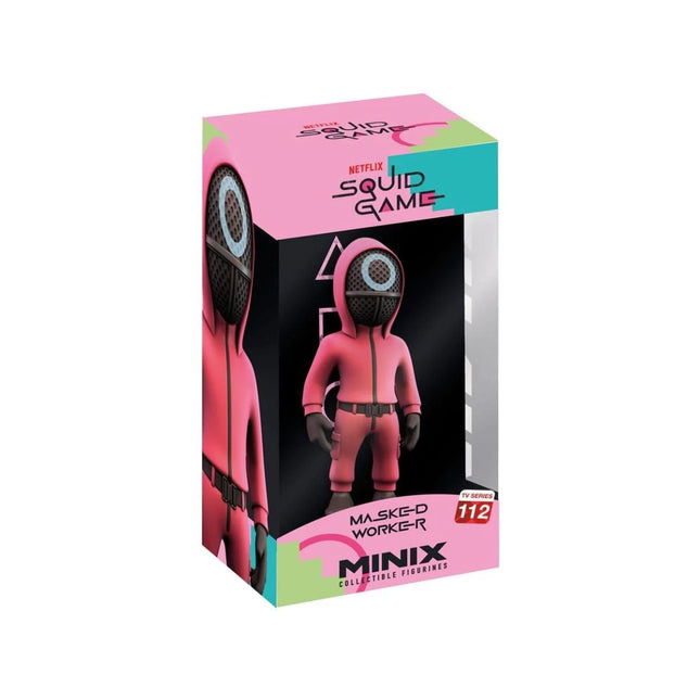MINIX Συλλεκτική Φιγούρα 12cm The Squid Game Circle Guard από Βινύλιο 13746 14+ Ετών Ροζ