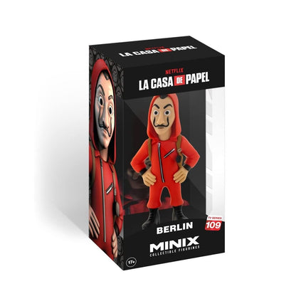 MINIX La Casa de Papel Berlin 109 Συλλεκτική Φιγούρα 12 cm 13845 17+ Ετών Κόκκινο