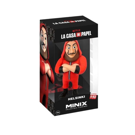 MINIX La Casa de Papel Helsinki 110 με Μάσκα Συλλεκτική Φιγούρα 12 cm 13852 17+ Ετών Κόκκινο