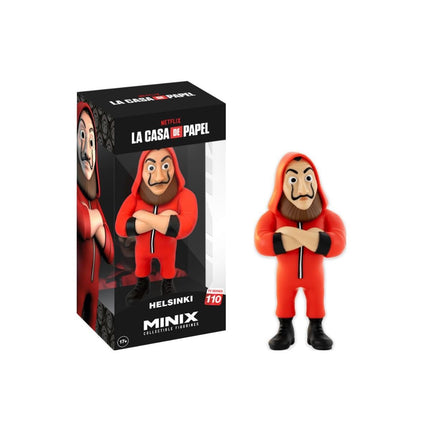 MINIX La Casa de Papel Helsinki 110 με Μάσκα Συλλεκτική Φιγούρα 12 cm 13852 17+ Ετών Κόκκινο