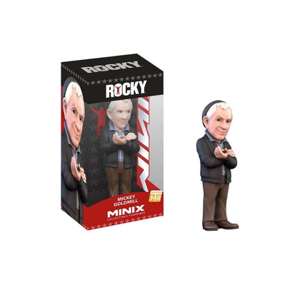 MINIX 148 Συλλεκτική Φιγούρα 12cm Mickey Goldmill από τη Σειρά Rocky Movies 20430 14+ Ετών Μαύρο