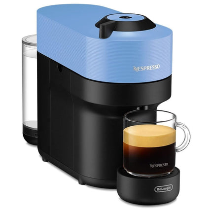 Delonghi Μηχανή Nespresso με Κάψουλα Vertuo Pop Pacific Blue, Μπλέ
