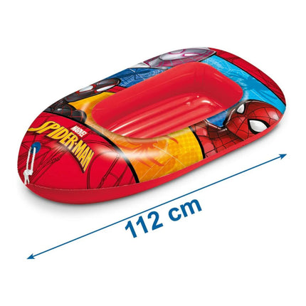 Mondo Spiderman Φουσκωτή Βάρκα Θαλάσσης 112cm από Heavy Duty PVC 3+ Ετών