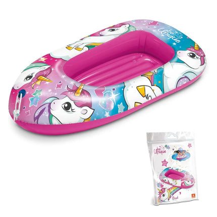 Mondo Unicorn Φουσκωτή Βάρκα Θαλάσσης 112cm από Heavy Duty PVC 3+ Ετών