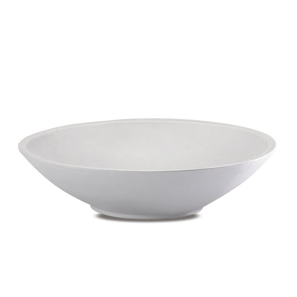 Crescent Montana Bowl Πλαστική Χαμηλή Γλάστρα 24'' Λευκό
