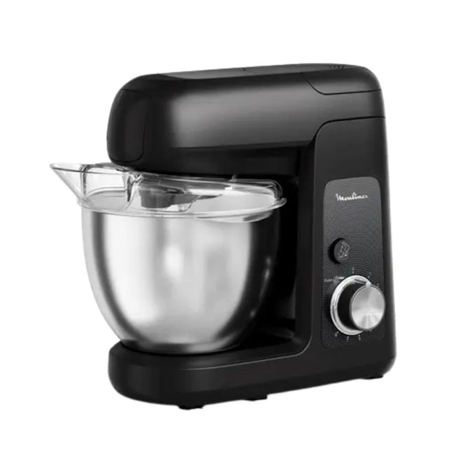 Moulinex Bake Partner Κουζινομηχανή 1100W με Ανοξείδωτο Μπολ 4,6L, 8 Ταχύτητες και Αυτόματη Ρύθμιση Ισχύος & Ταχύτητας QA525810