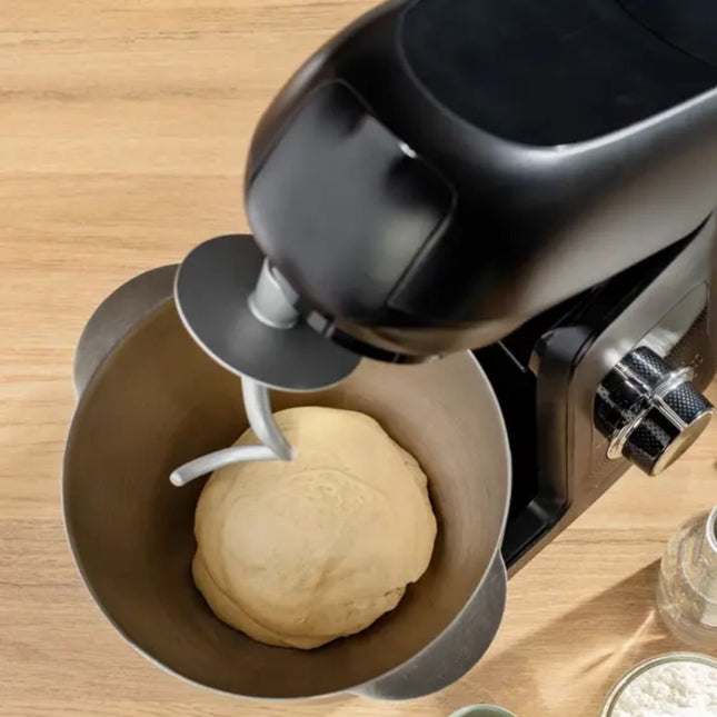 Moulinex Bake Partner Κουζινομηχανή 1100W με Ανοξείδωτο Μπολ 4,6L, 8 Ταχύτητες και Αυτόματη Ρύθμιση Ισχύος & Ταχύτητας QA525810