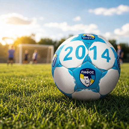 Μπάλα Ποδοσφαίρου Πάφος F.C. Μέγεθος 5 Γαλάζιο/ Λευκό 3+ Ετών