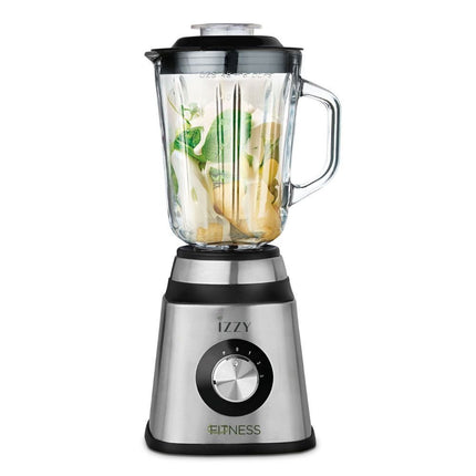 ΙZZY Μπλέντερ Smoothies 1000W με Γυάλινη Κανάτα 1.5Lt