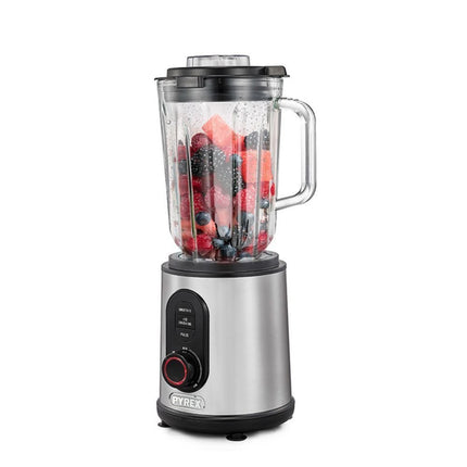 PYREX SB-870 Μπλέντερ για Smoothies με Γυάλινη Κανάτα 1.5lt 1200W Inox
