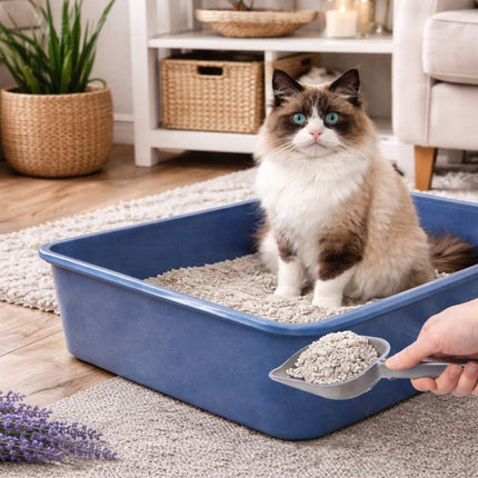 MR CAT Άμμος Γάτας 5kg με Άρωμα Λεβάντας Υψηλής Απορροφητικότητας