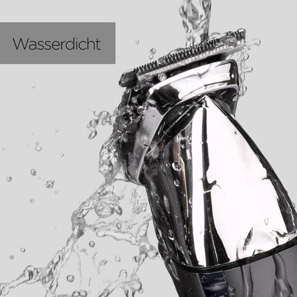 BaByliss Super-X Metal 15σε1 Επαναφορτιζόμενη Μεταλλική Κουρευτική Μηχανή για Γενειάδα, Μαλλιά, Σώμα & Αυτιά με Μήκος Κοπής 0.5–16 mm, Βάση Φόρτισης USB Πλήρως Αδιάβροχη & έως 180 Λεπτά Χρόνο Λείτουργίας MT996E