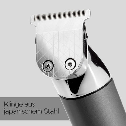 BaByliss Super-X Metal 15σε1 Επαναφορτιζόμενη Μεταλλική Κουρευτική Μηχανή για Γενειάδα, Μαλλιά, Σώμα & Αυτιά με Μήκος Κοπής 0.5–16 mm, Βάση Φόρτισης USB Πλήρως Αδιάβροχη & έως 180 Λεπτά Χρόνο Λείτουργίας MT996E