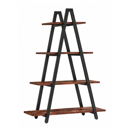 Πολυχρηστική Ραφιέρα σε Σχήμα Σκάλας 80x33x109cm με 4 Επίπεδα