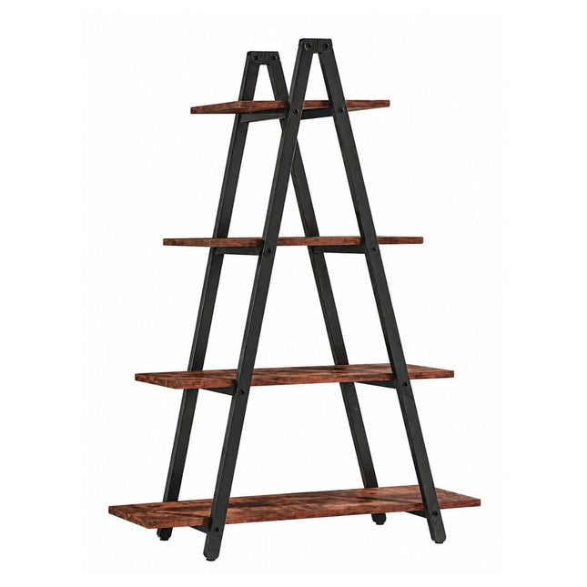 Πολυχρηστική Ραφιέρα σε Σχήμα Σκάλας 80x33x109cm με 4 Επίπεδα