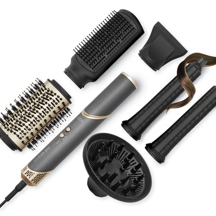 IZZY Multistyler Airflex 6 σε 1 Ηλεκτρική Βούρτσα 1500W με Αέρα για Ίσιωμα & Μπούκλες IZ-7212