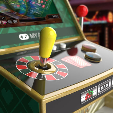 My Arcade Casino Player Φορητή Κονσόλα με 30+ Παιχνίδια Καζίνο, Οθόνη 3.5” & Μοχλό Slot Machine