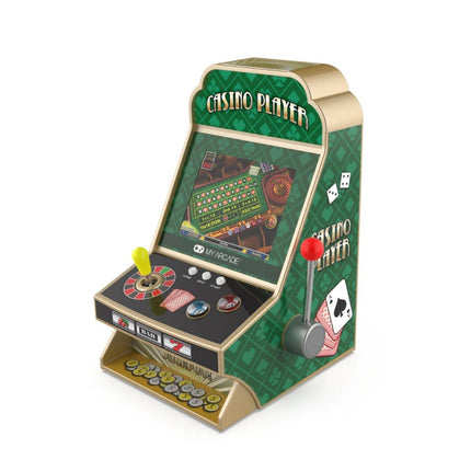 My Arcade Casino Player Φορητή Κονσόλα με 30+ Παιχνίδια Καζίνο, Οθόνη 3.5” & Μοχλό Slot Machine