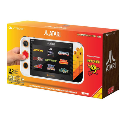 My Arcade Gamestation Go Atari Φορητή Κονσόλα με Wi-Fi, Επαναφορτιζόμενη Μπαταρία & 200+ Retro Παιχνίδια
